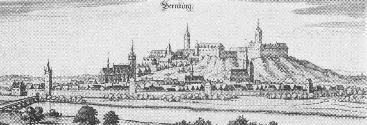 Bernburg an der Saale (vermutlich Mitte des 17. Jh.)